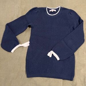 LOFT,  NAVY BLUE SWEATER SIZE SMALL